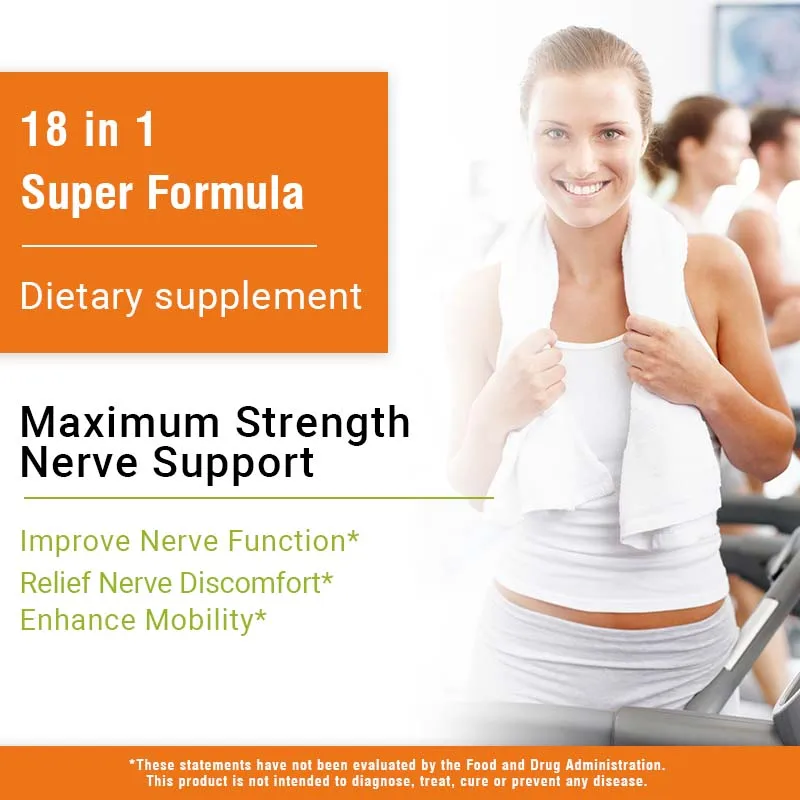 Neuropathy Support Supplement 600mg - Supports Overall Nerve Health, Relieves Nerve Pain, and Promotes Energy Production 5