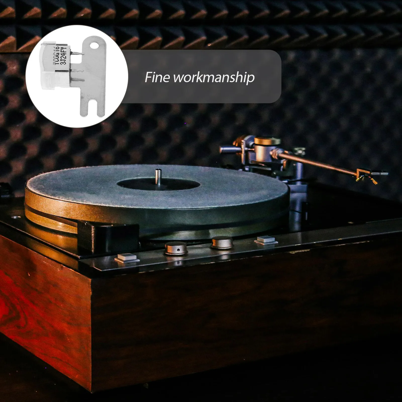 

Cassette Tape Recorder Magnetic Head Accessories Stereo Cassette Deck Part Large Bracket Design Durable Materials Easy