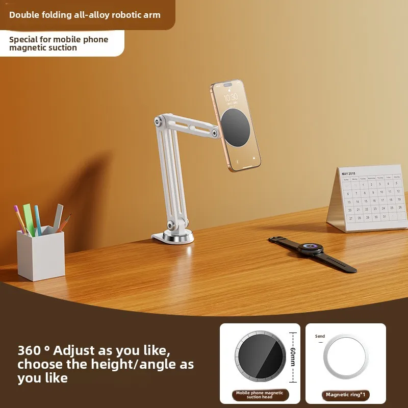 Portable Magnetic Tablet Stand for iPad Bed Desk Multi-angle Viewing Phone Holder