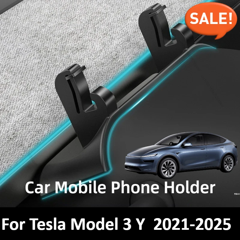 para-tesla-modelo-3-y-juniper-silicone-liquido-suporte-do-telefone-do-carro-suporte-de-volante-sem-traco-clipe-acessorios-2017-2025