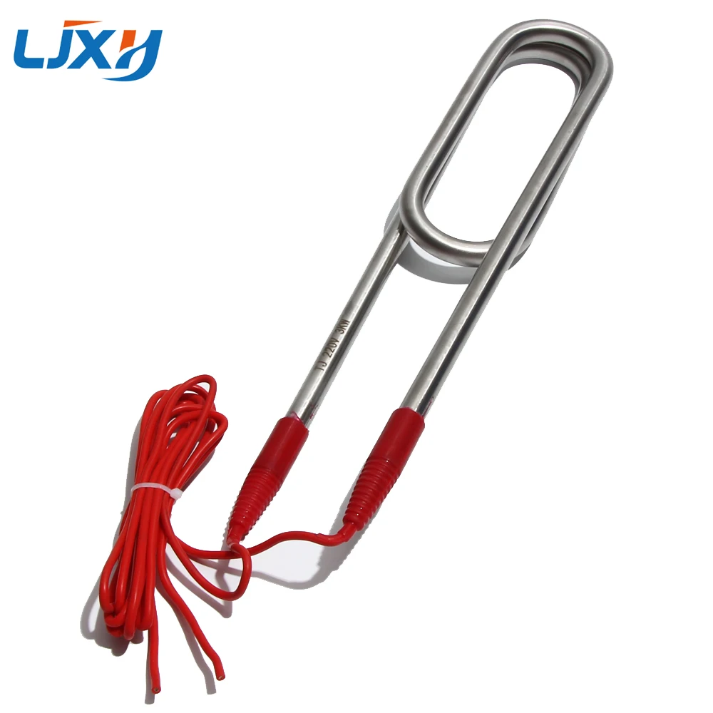 LJXH Industrial Electric Heating Element High-power Copper/Stainless Steel Water Tank Pool Heater 3KW Wiith/without EU Plug