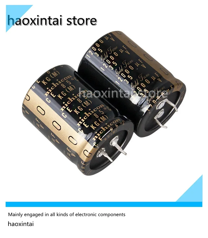 

1PCS 12000UF 35V 30*40MM NICHICON 35V 12000UF KG audio filter fever gold electrolytic capacitor
