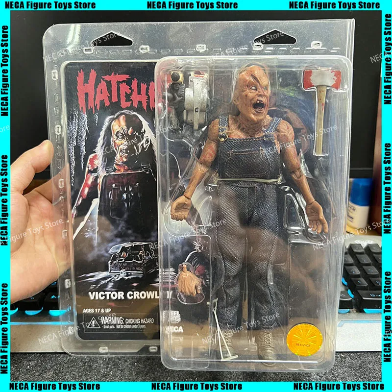 In Stock Neca Hatchet Victor Crowley Anime Action Figure Collection Model Toy Kid Christmas Birthday Gift Custom