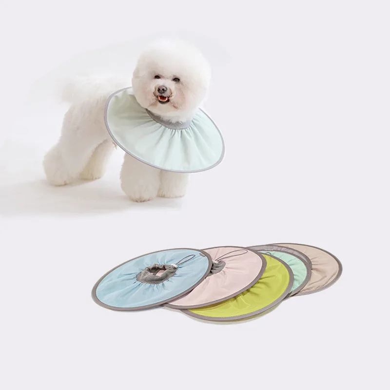 Pet Elizabethan Sterilization Care Collar Cat and Dog Grooming Collar Anti-licking and Biting Small Dog Headgear