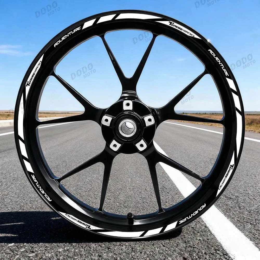 Motorcycle Reflective Wheel Sticker Rim Strips Tape Hub Decal Accessories For Tenere 660 700 1200 XTZ 700Z XT1200Z Super T 700