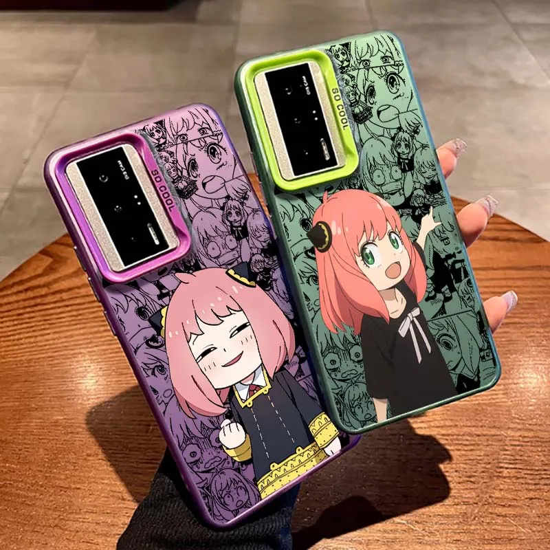 

SPY x FAMILY Art For Xiaomi Redmi Note 14 12 13 11 10 11S 10S 12S 8 9S 13R Pro Plus 5G Colorful Silver Phone Case