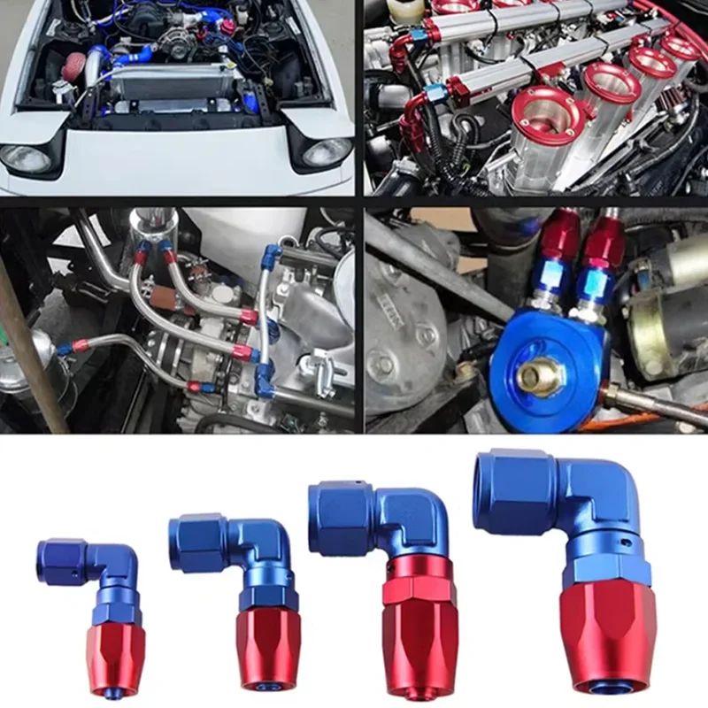 

Forged 45° 90° Joint Modification Oil Pipe Fitting AN4 AN6 AN8 AN10 AN12 AN16 for Automotive Oil Cooling Heat Dissipation