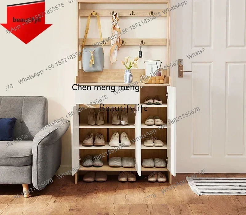 

New style Shoe Cabinet Household Door Entrance Cabinet Shoe Rack Indoor Entry ss 8617