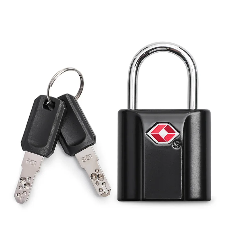 TSA Custom Luggage Lock Travel Bag Security Tool Cabinet Locker  Padlock With Key Travel Mini Portable Anti-Theft Lock