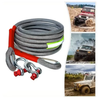 1PCS Reliable and Wear-resistant New Car Towing Rope Off-road Vehicle Can Tow 20 Tons of Rescue Rope Upgraded Version