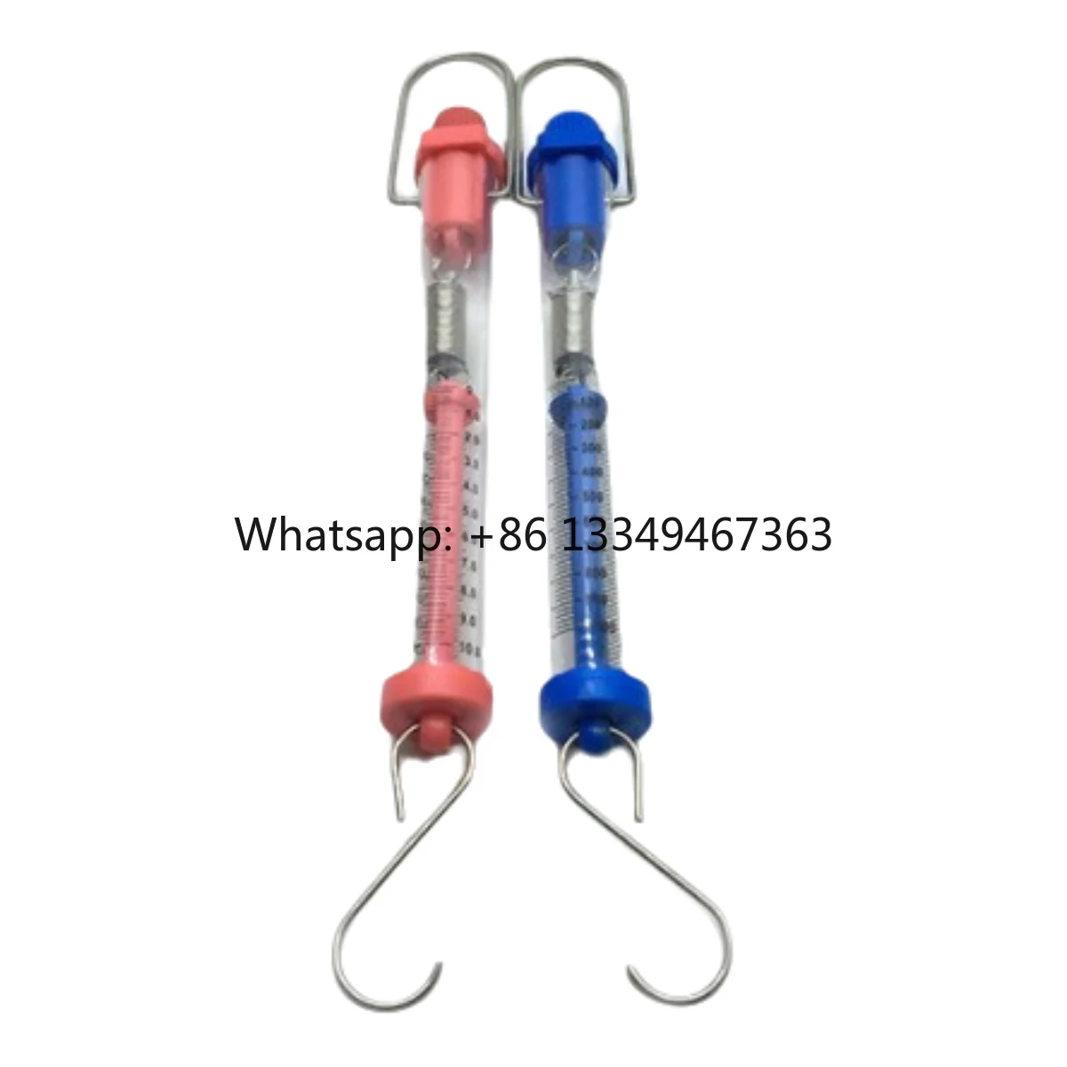 Physics Experiments Mechanical Scale Tension Meter 20N/2kg Spring Balance Cylindrical Dynamometers With Hanging Hook