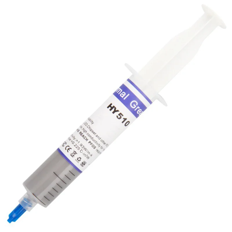HY410/510/610 30g silicon thermal paste heat transfer lubricant CPU GPU chipset notebook computer refrigeration injector