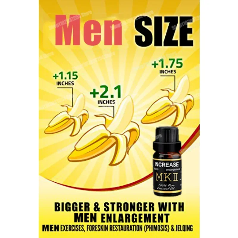 Men’s Penis Thickening and Growth Formula, Boosts Erection Strength and Enhances Sexual Performance Naturally