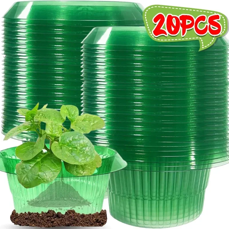 

Защитный чехол для сада и растений, ошейник-улитка, защита для цветочного горшка, многоразовая защита для сельскохозяйственных растений от насекомых