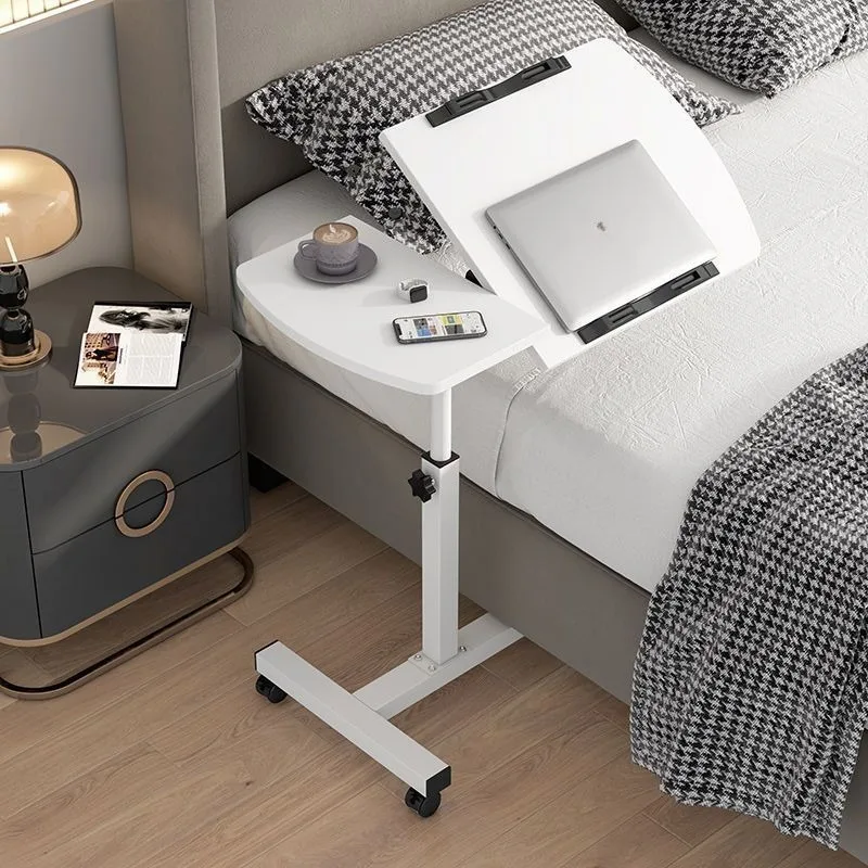 Removable bedside table Simple household computer table Lazy bed Desk dormitory bedroom Bedroom lifting small table