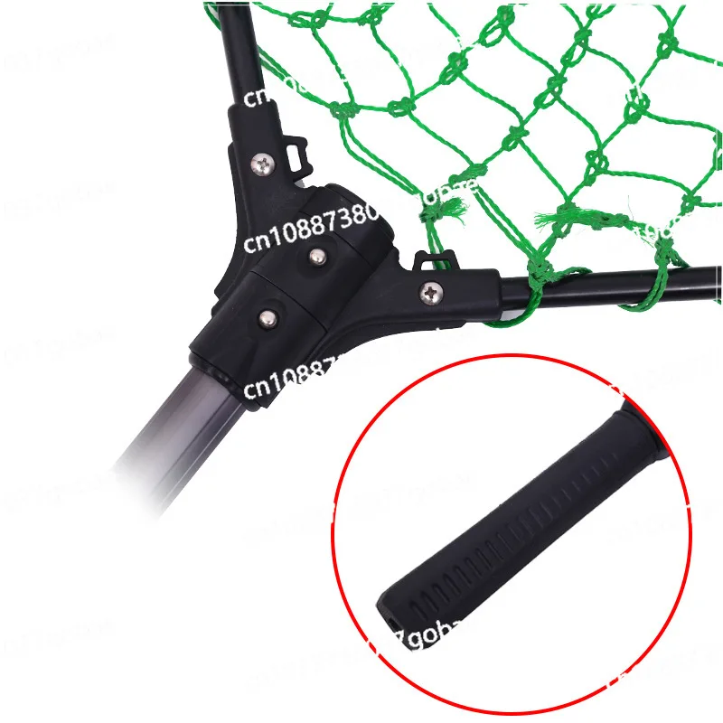Large Aluminum Alloy Fishing Net Fish Landing Hand Net Foldable Collapsible Telescopic Pole Handle Fishing Tackle 1m-2.25m