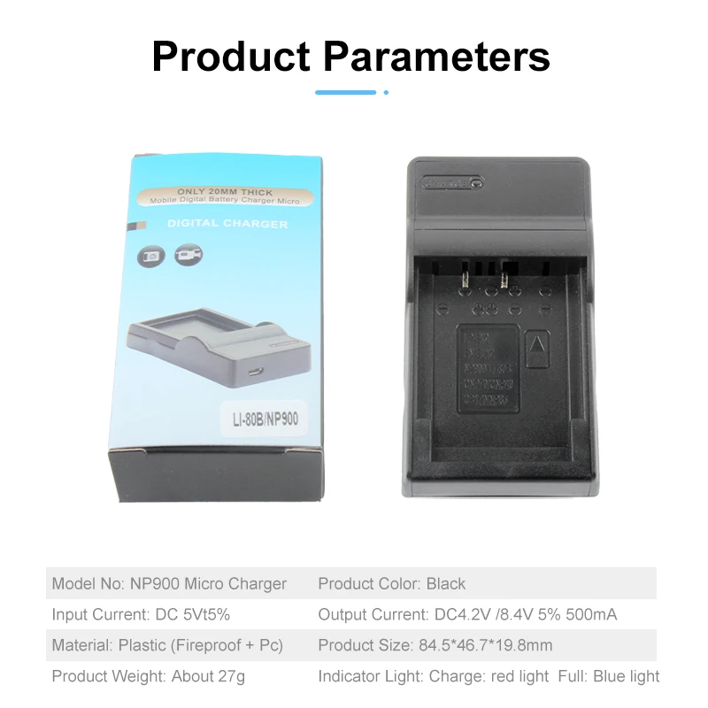 10PCS/Lot Wall Travel Battery Charger for Olympus Cameras LI-80B LI80B T-100 T100 X-960 NP-900