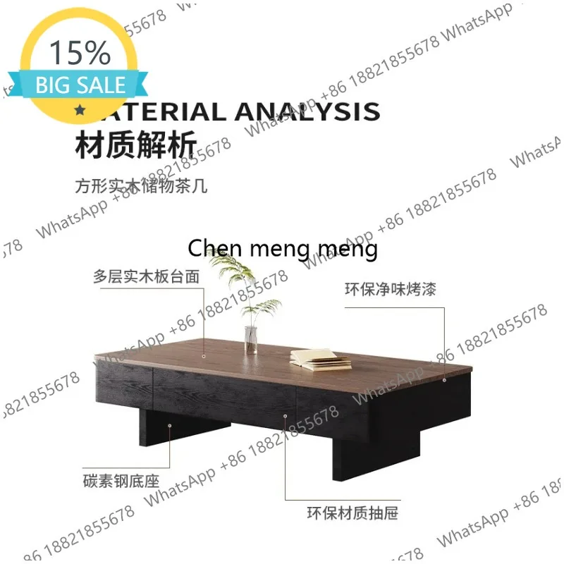 

L07 Aesthetic Coffee Table Elegant Storage Coffee Tables Modern Coffee Tables For Living Room Living Room Furniture