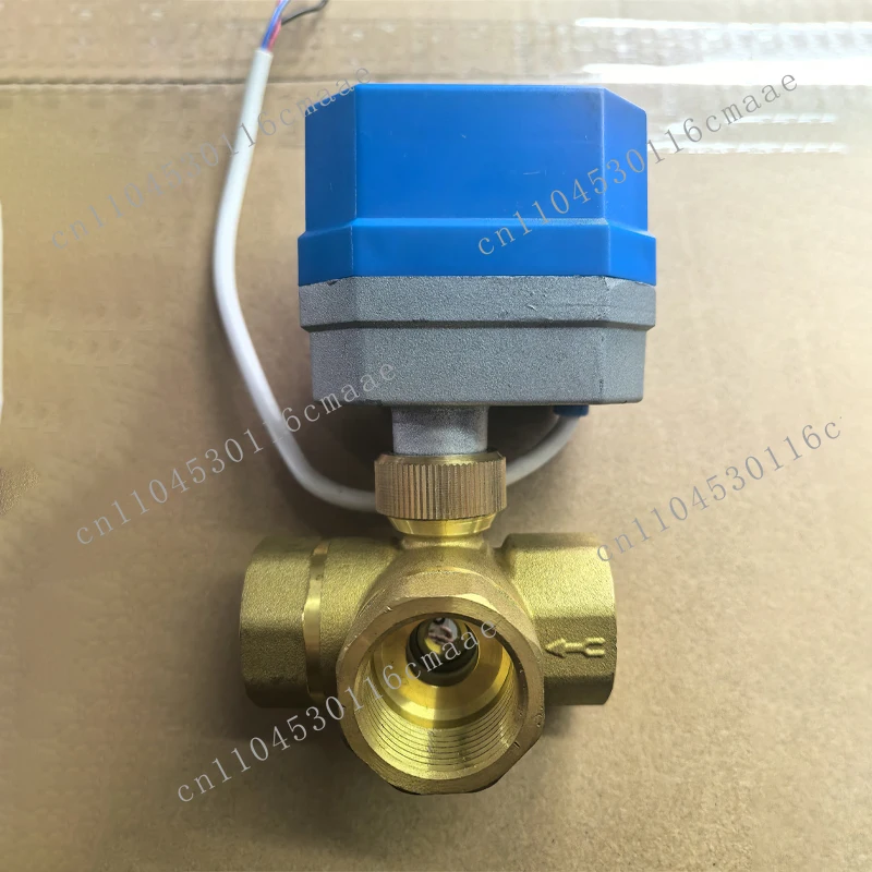 220V 24V Brass Motorized Ball Valve 3-Wire 2 Control Electric Valve Actuator Water OEM IP65