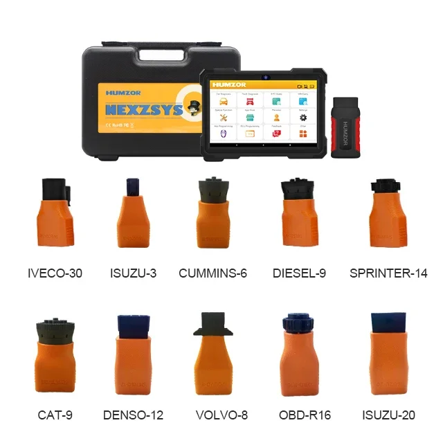 

Best Selling Humzor ND666E Professional Automotive OBD2 Scanner Full System Diagnostic Tool With ABS EPB Oil Reset Function