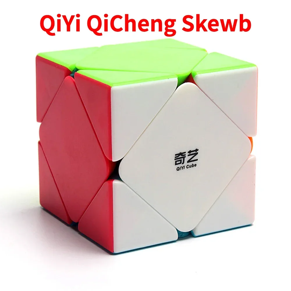 [MeowCube] QiYi QiCheng Skewb Speed Cube 3x3 Professional Antistress Fidget Toys Packing Cube Puzzle Toys for Kids