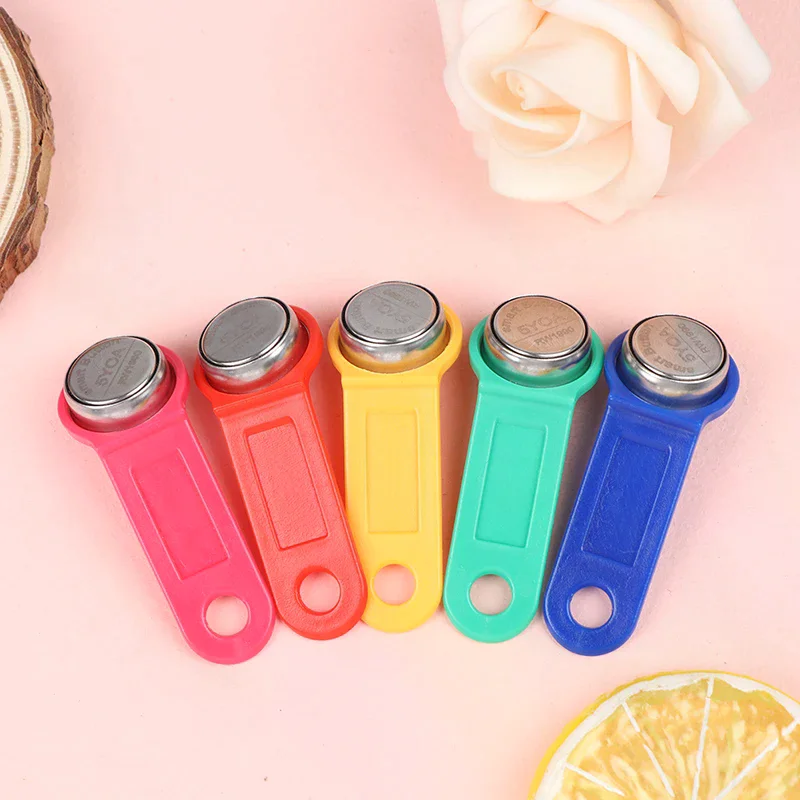 1pc Plastic Rewritable RFID Touch Memory Key TM Card Ibutton Copy Card Sauna Key with High-Quality Material, Durable & Pra...