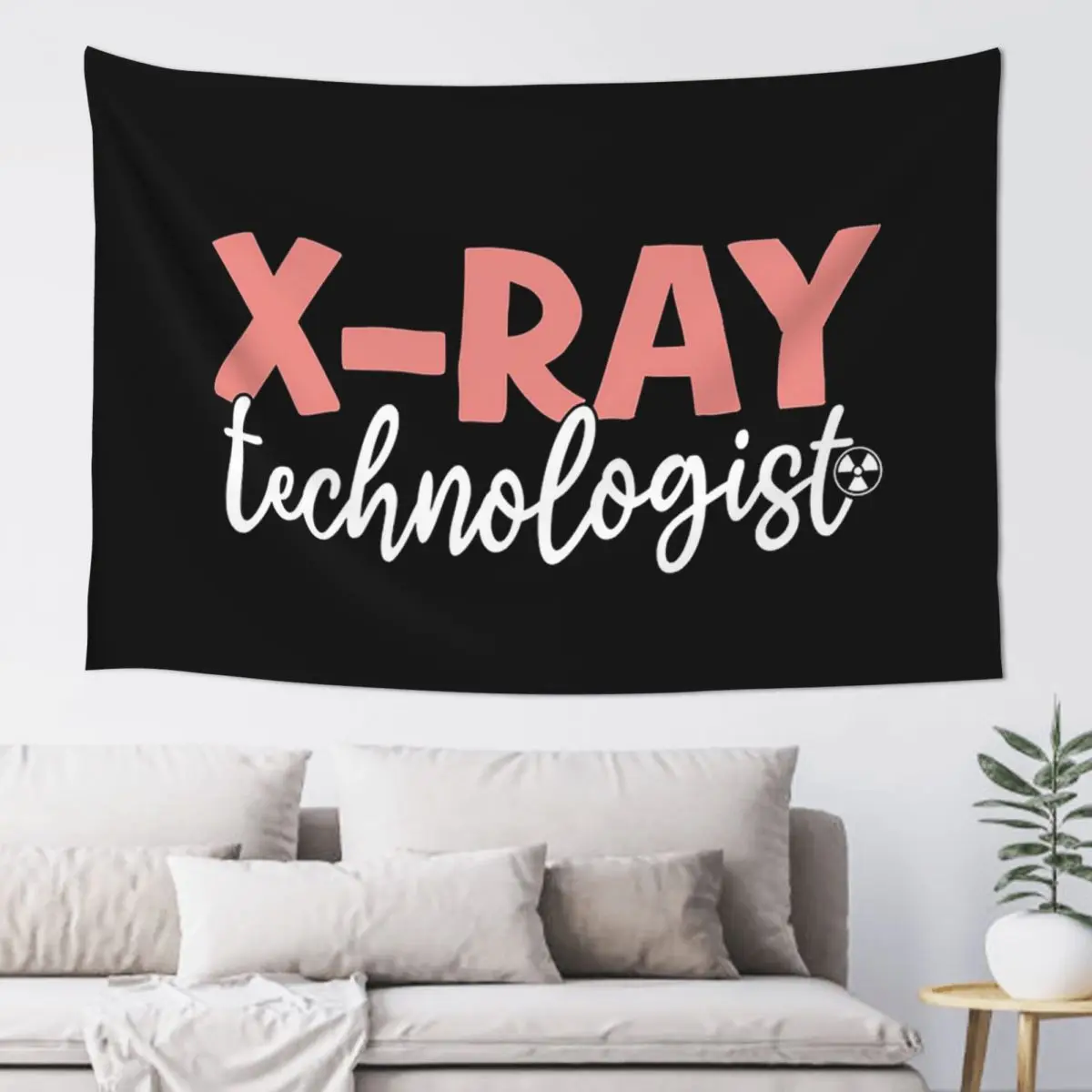X Ray Technologist - Radiology Department Tapestry Hippie Wall Hanging Aesthetic Home Decor Tapestries for Bedroom Dorm Room
