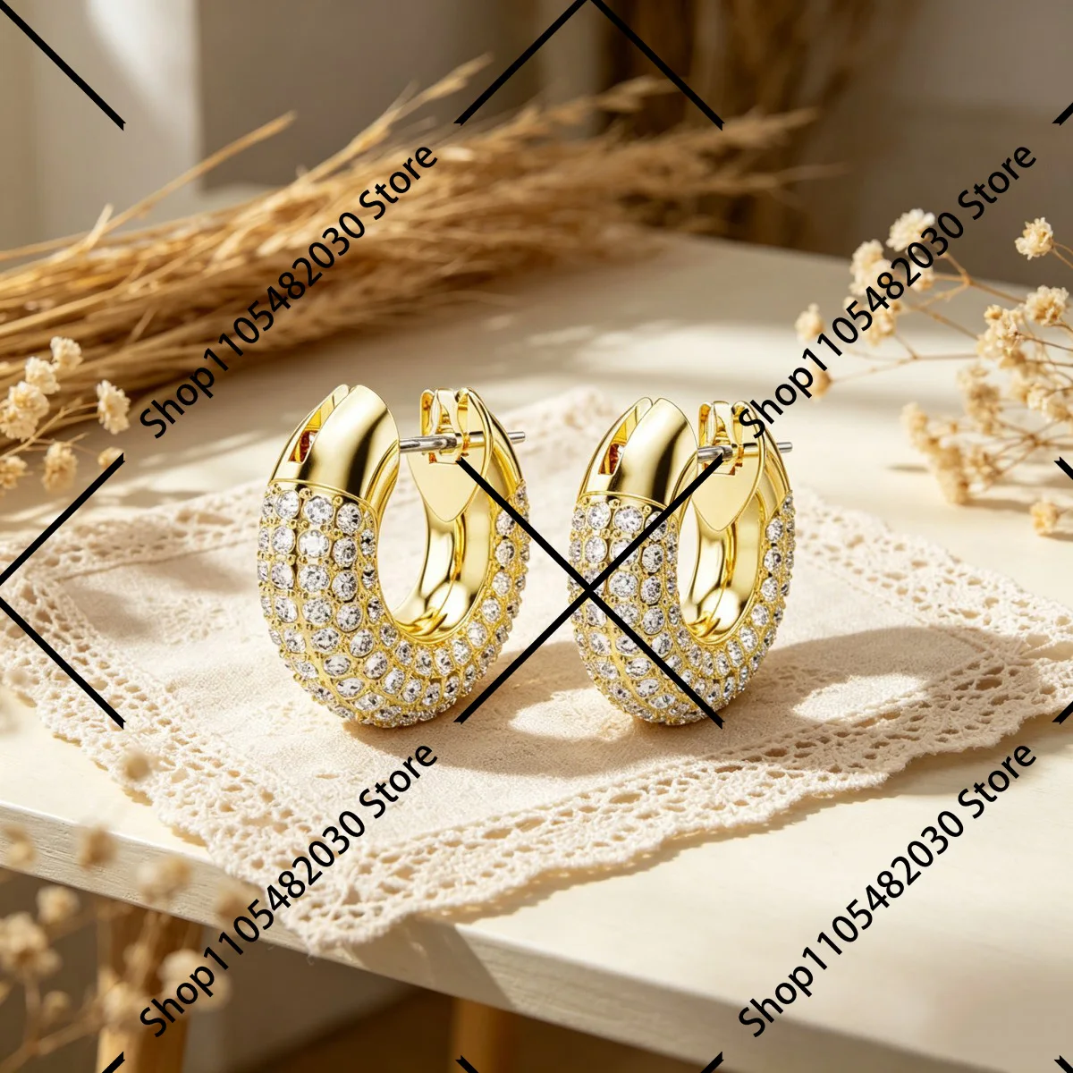 

Dual Layer Chain Earrings Pearl Accent Drop Jewelry for Bridesmaid