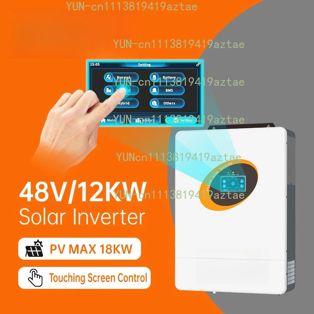 12kW Hybrid Solar Inverter Pure Sine Wave Power Split Phase Solar Panels with Battery and Inverter for Residential