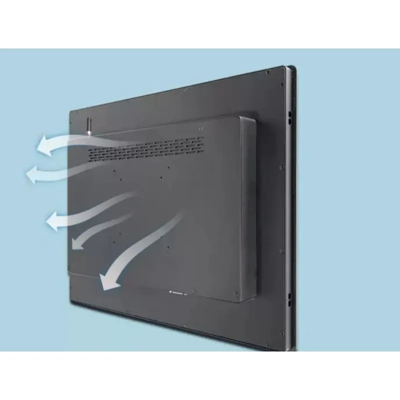 Industrial touch all-in-one computer, capacitive/resistive touch display dual network multi-serial port  1pcs