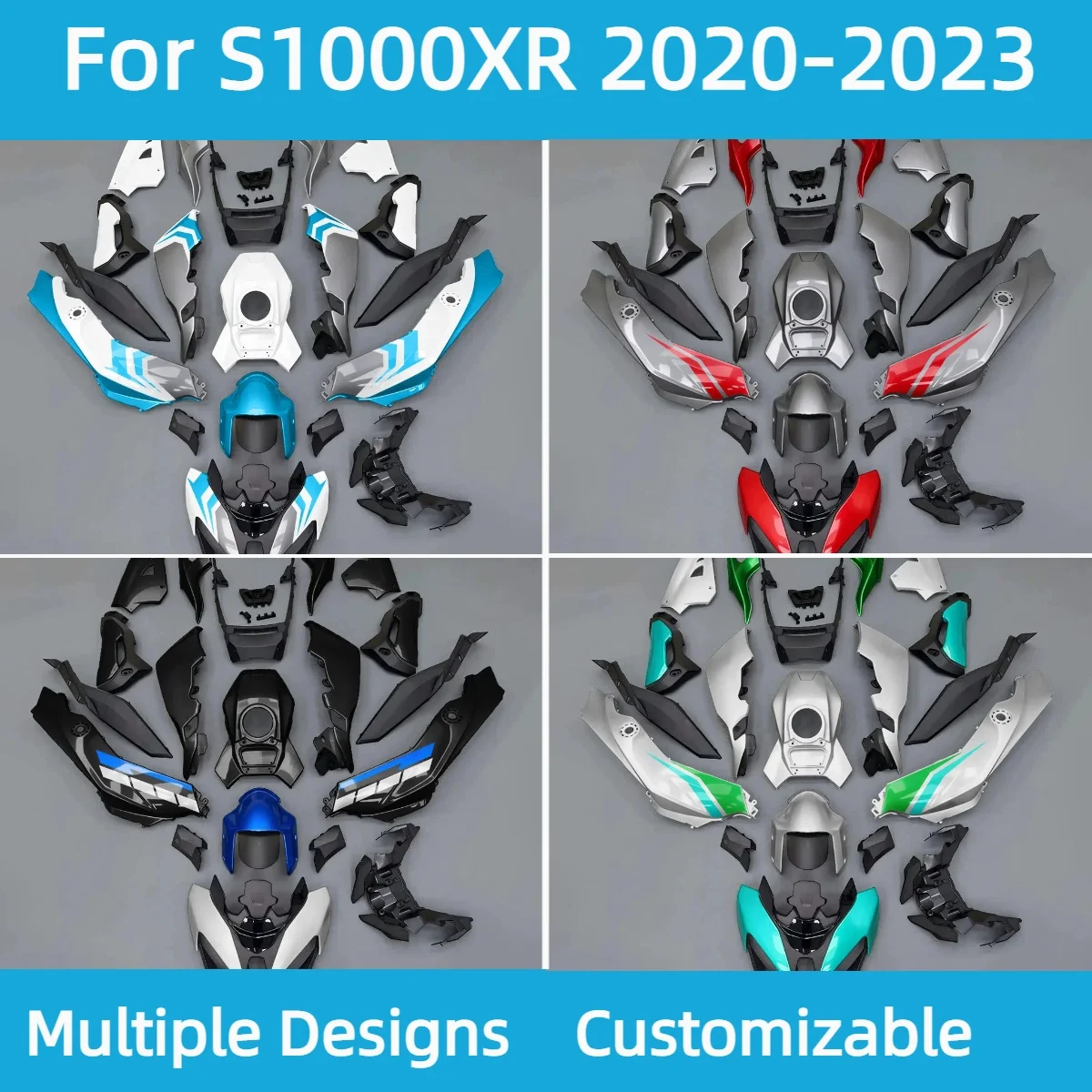 

Aftermarket Parts Fairings for BMW S1000XR 2020-2023 Motorcycle Complete Body Plastics Fairing Kit S 1000XR 20-23