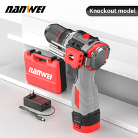 NANWEI 16.8V Brushless Knockout Impact Drill Lithium Ion Battery Multifunctional Household Screwdriver