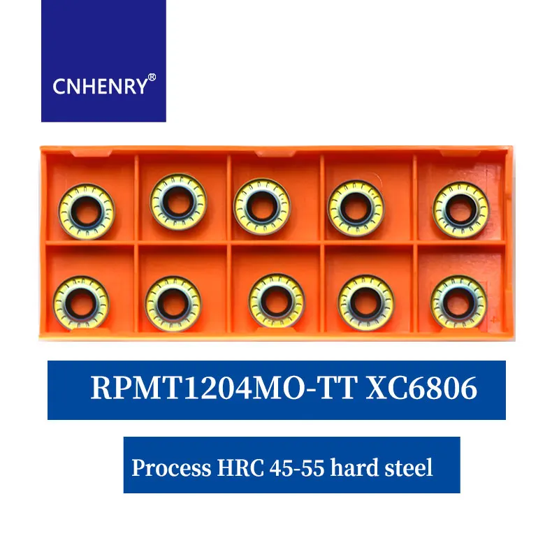 RPMT1204MO RPMT1003MO Carbide Milling Insert HIGH Quality Process HRC55 Hardened Steel Stainless Steels CNC Machine Tool Inserts