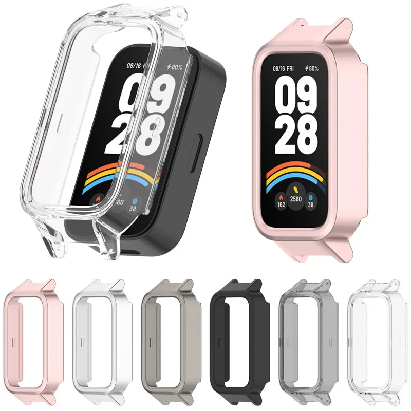 Pokrowiec TPU do Redmi Smart Band 3 Bumper Akcesoria Protector do Xiaomi Smart band 9 aktywna ochrona ekranu Soft Shell