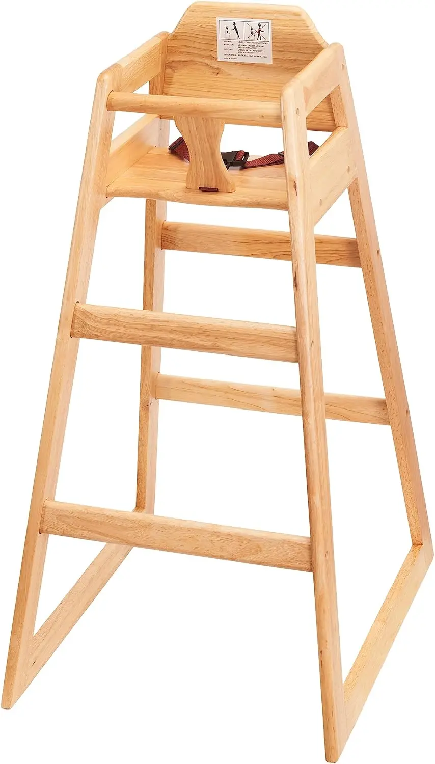 

Wood Baby High Chair Step Feeding Dining Restaurant Bar Height Toddler Ready To Assemble Seat