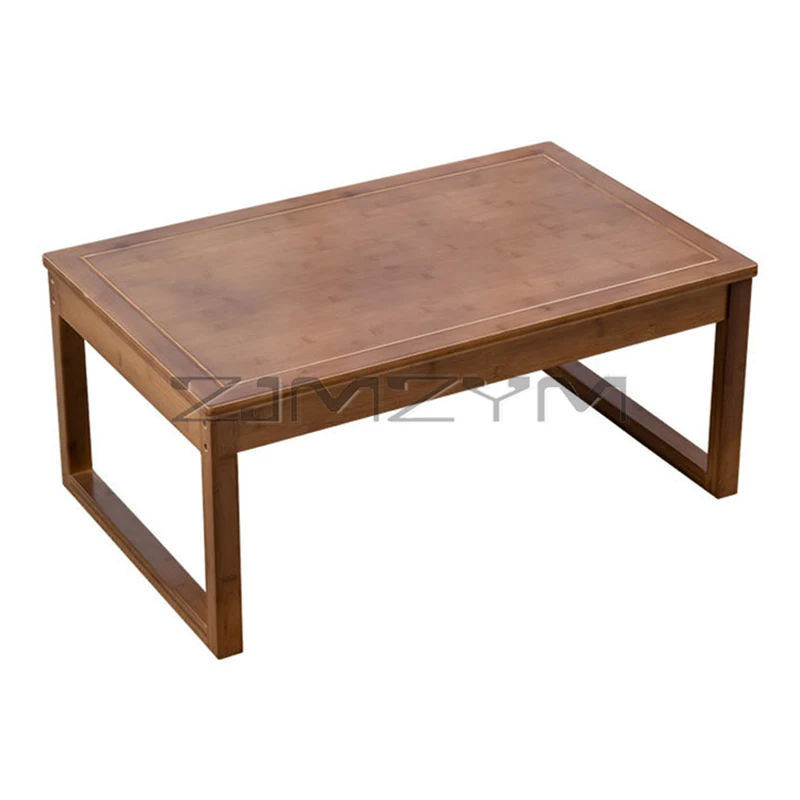 Wooden  Small Coffee Table With Drawer Tatami Kang Table Sitting On The Bedroom Windowsill  Low Table