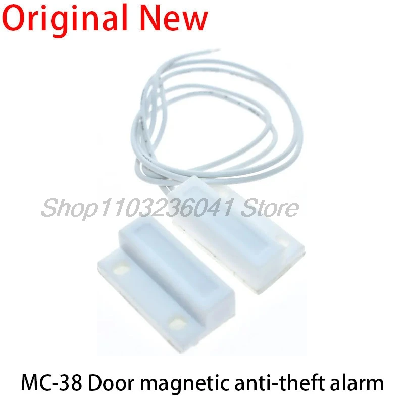 MC-38 MC38 Wired Door Window Sensor 30mm Wire Lengthen Randomly Magnetic Switch Home Alarm System for arduino