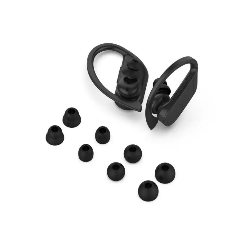 Silicone Rubber Eartips Earbuds Replacement Ear Tips for 1/2 Ear Plug Caps Cover Earphone Accessories