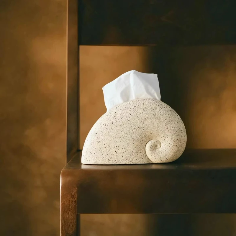

Коробка для салфеток Conch: Дизайн «Чернильные брызги», художественная роспись, для гостиной, высококачественный креативный настольный декор