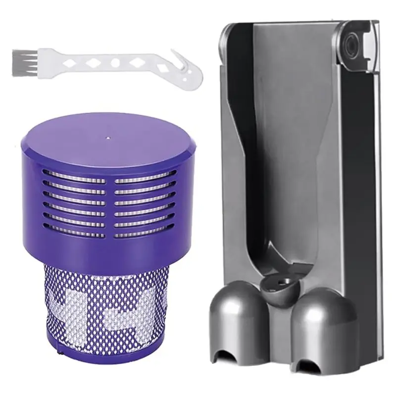 

ASWUT - Набор аксессуаров для пылесоса Dyson V10 (SV12): настенная док-станция и комплект фильтров, арт. 969042-01
