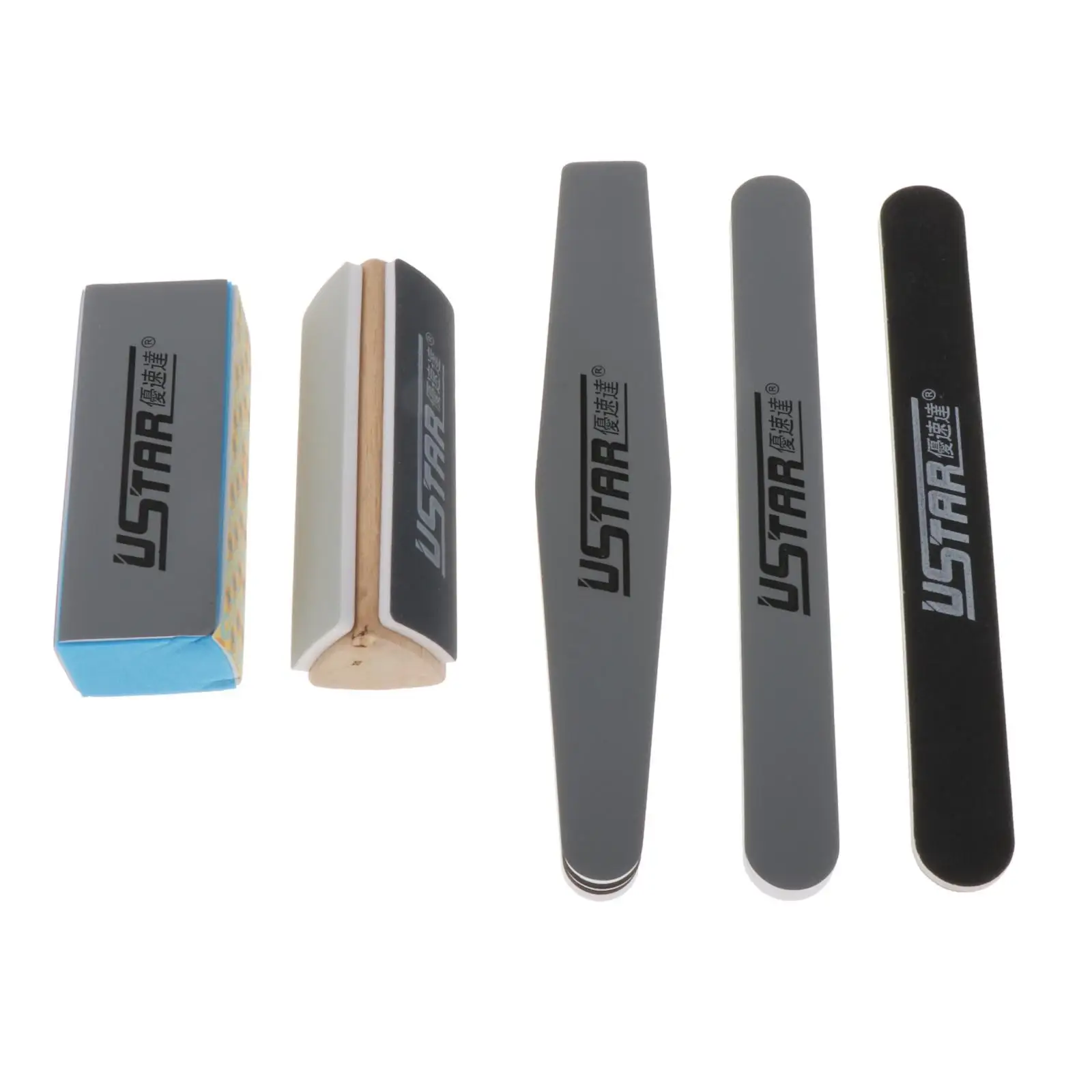 5/set DIY Nail Files Grinding Buffer Emery Board Block Tools Kits