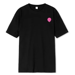 A Twisted Smile Printing Tshirt Men Fashion 100% Cotton Tee Clothes Casual Summer T-Shirt Fashion Sweat Street Mens T-Shirts