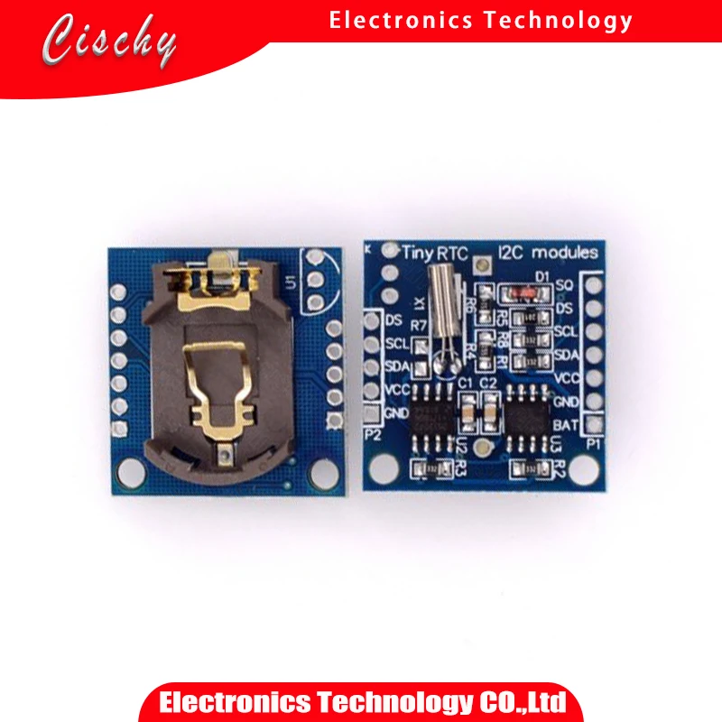 1PCS Great IT I2C RTC DS1307 AT24C32 Real Time Clock Module For AVR ARM PIC Tiny RTC I2C modules memory DS1307 clock