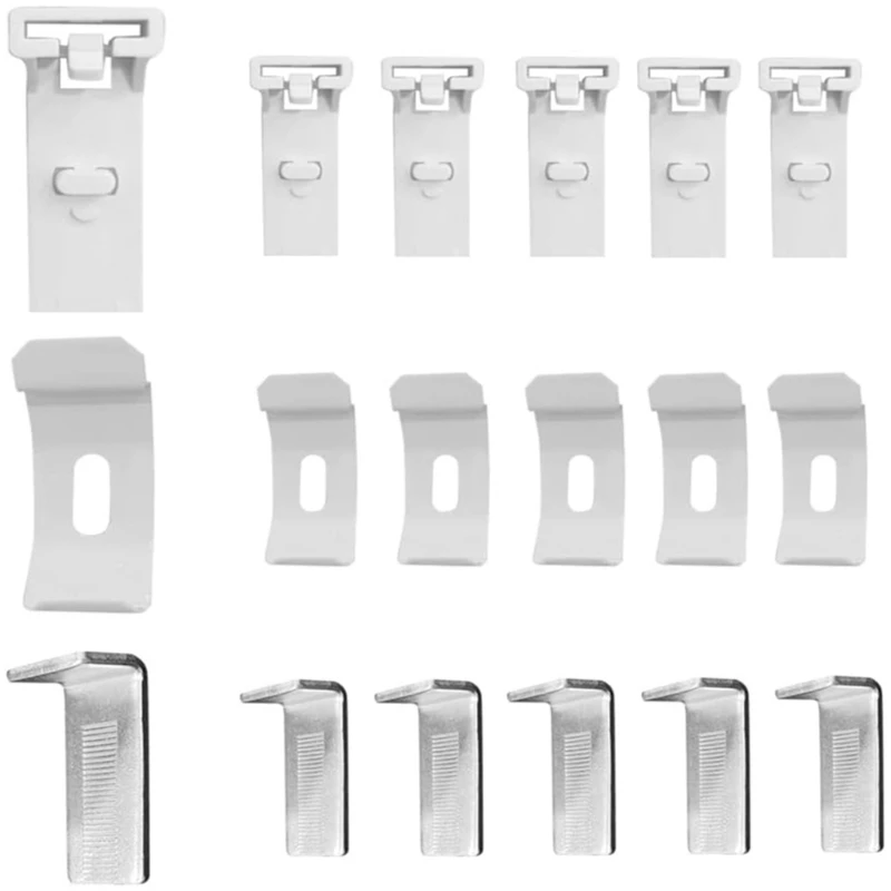 

Curtain Rod Holder Clip Hook Wall Curtain Roller Blind Rolling Bracket Hook 18x