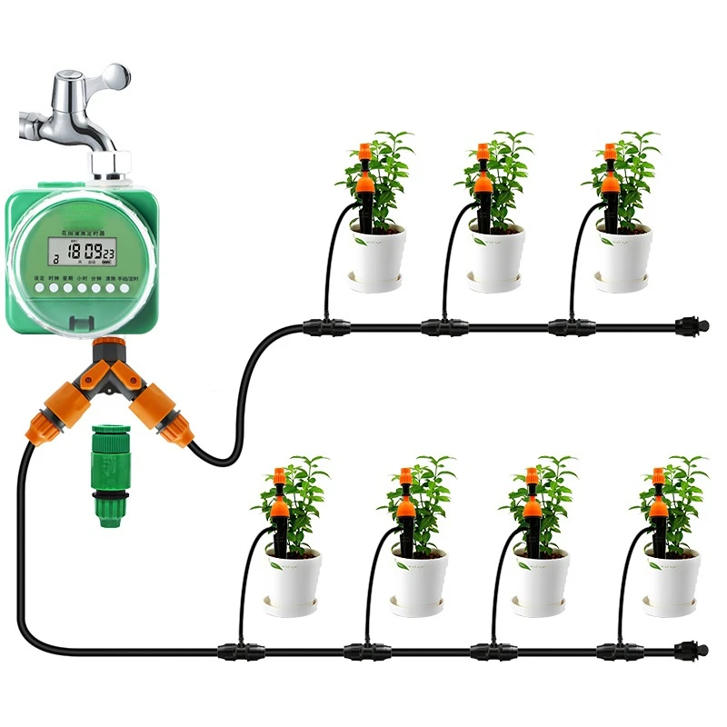 Automatic Watering Device Timing Spray Drip Irrigation Shower System Household Garden Spray Intelligent Irrigation