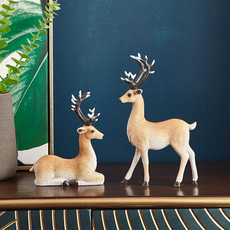

Wine cabinet decoration ornament lucky deer