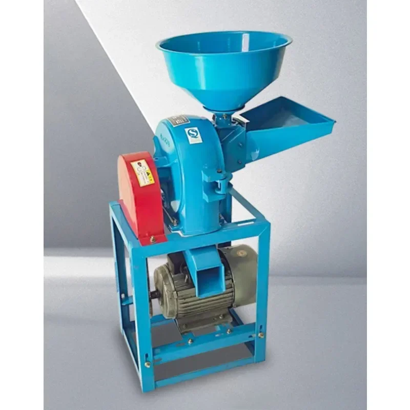 Household small full automatic crushing rice mill corn wheat rice sheller