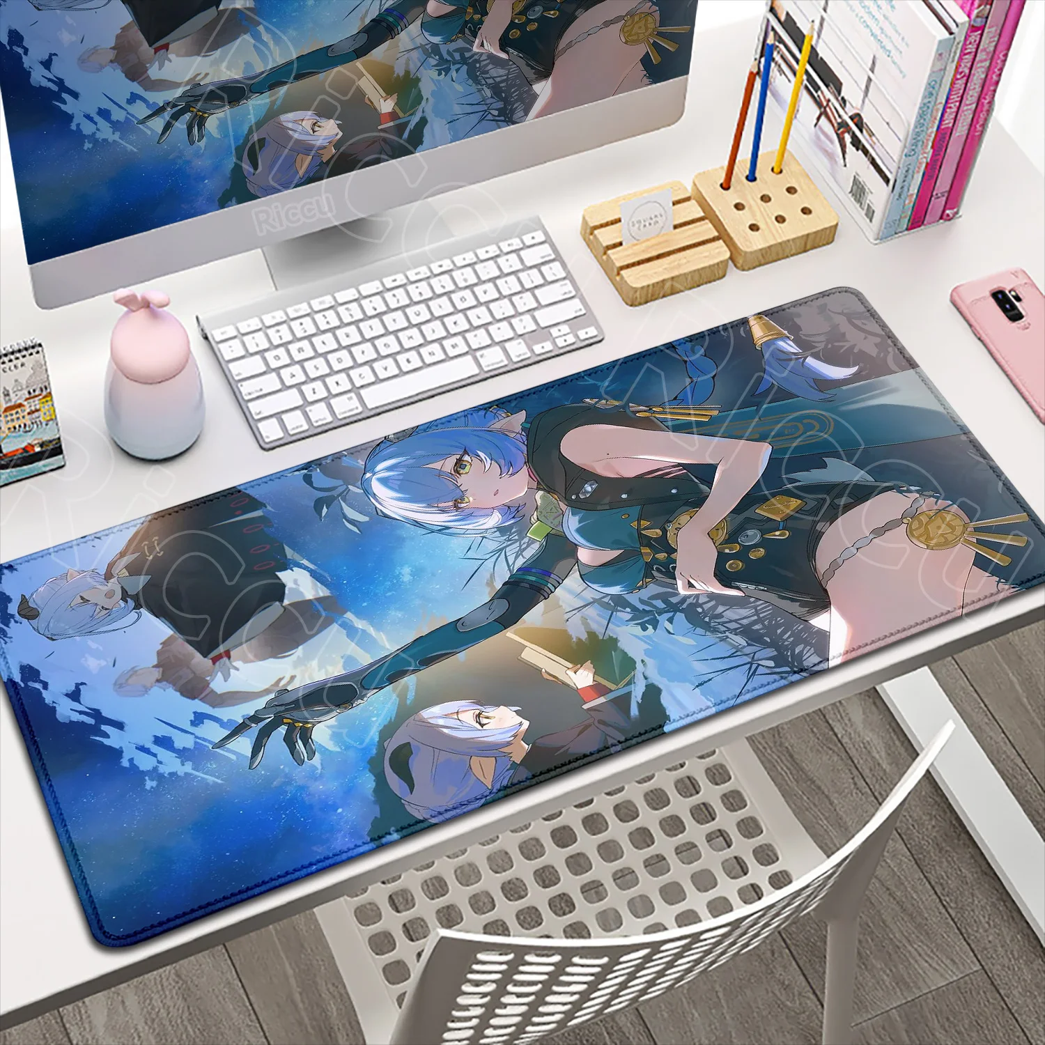 

Kawaii Pretty Zenless Zone Zero Lucia Mouse Pad HD Printing ZZZ Mousepad Laptop Non-slip Keyboard Pad Anime Girl Large Desk Mats