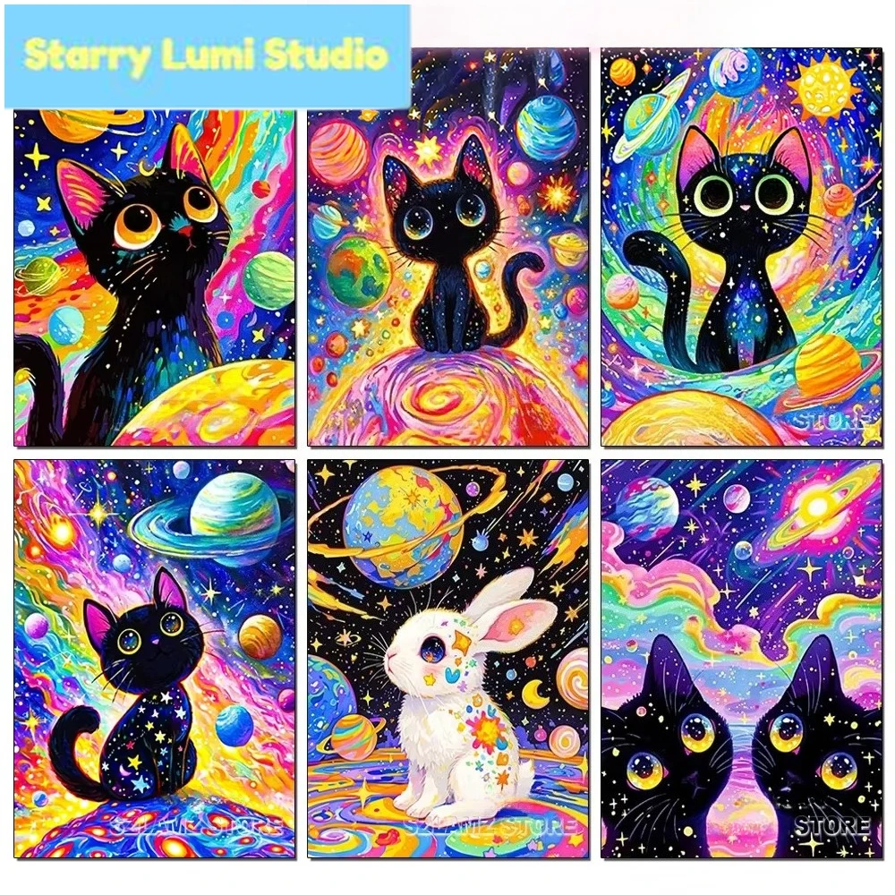 DIY Diamond Painting Kit for Adults Beginner, Anime-Themed Diamond Embroidery Mosaic Art Cross Stitch Set Home Wall Decor