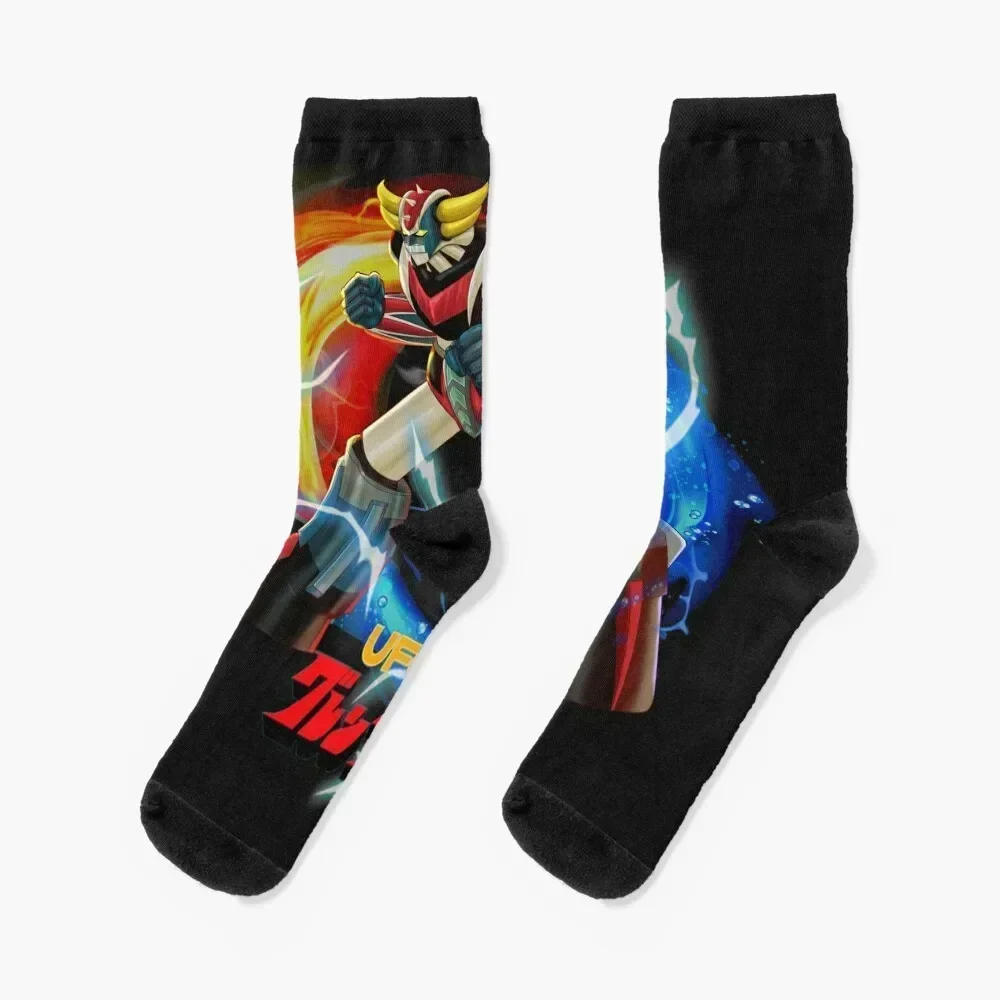 

Носки НЛО ROBO Grendizer с новым годом, цветные мужские носки, женские